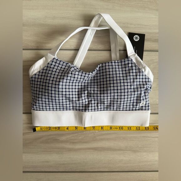 Astoria LUXE BALANCE Signature Sports Crop - Blue Lattice Blue Medium NWT IN PKG - Picture 5 of 8